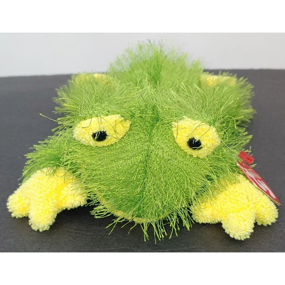 Lot Of 2 Ty Punkies Beanie Hopscotch The Frog And Kitty The Lion Plush Vintage